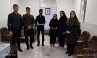 از کارکنان واحد کارگزینی ستاد شبکه و بیمارستان امید لالی تقدیر شد 