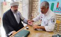 برپایی ایستگاه سلامت در مصلای نماز جمعه شهرستان لالی بمناسبت هفته سلامت