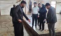 بازدید سرزده مسئولان بهداشتی از کشتارگاه سنتی لالی
